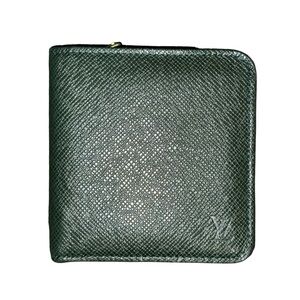 Louis Vuitton Taiga Leather Rare Vintage Zip Bi-Fold Wallet